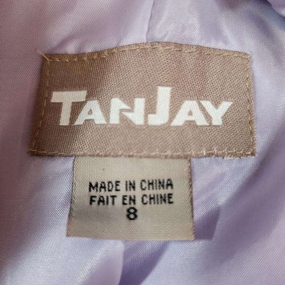 Tanjay EUC faux suede light purple jacket blazer - Picture 7 of 10